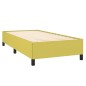 vidaXL Estructura de cama de tela verde 80x200 cm