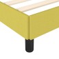 vidaXL Estructura de cama de tela verde 80x200 cm