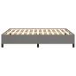 vidaXL Estructura de cama de tela gris oscuro 140x200 cm vidaXL Estructura de cama de tela gris oscuro 140x200 cm
