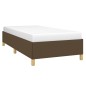 vidaXL Estructura de cama de tela marrón 80x200 cm