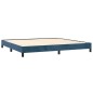 vidaXL Estructura de cama de terciopelo azul 200x200 cm vidaXL Estructura de cama de terciopelo azul 200x200 cm