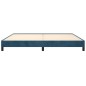 vidaXL Estructura de cama de terciopelo azul 200x200 cm vidaXL Estructura de cama de terciopelo azul 200x200 cm