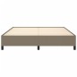 vidaXL Estructura de cama de tela gris taupe 180x200 cm