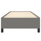 vidaXL Estructura de cama de tela gris oscuro 90x190 cm