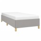 vidaXL Estructura de cama de tela gris claro 100x200 cm vidaXL Estructura de cama de tela gris claro 100x200 cm