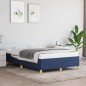vidaXL Estructura de cama de tela azul 120x200 cm vidaXL Estructura de cama de tela azul 120x200 cm