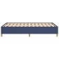 vidaXL Estructura de cama de tela azul 120x200 cm vidaXL Estructura de cama de tela azul 120x200 cm