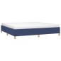 vidaXL Estructura de cama de tela gris taupe azul 200x200 cm vidaXL Estructura de cama de tela gris taupe azul 200x200 cm