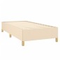 vidaXL Estructura de cama de tela color crema 80x200 cm