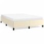 vidaXL Estructura de cama de cuero sintético color crema 140x190 cm vidaXL Estructura de cama de cuero sintético color crema 140x190 cm