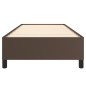 vidaXL Estructura de cama de cuero sintético marrón 90x200 cm vidaXL Estructura de cama de cuero sintético marrón 90x200 cm