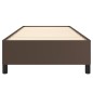 vidaXL Estructura de cama cuero sintético marrón 90x190 cm vidaXL Estructura de cama cuero sintético marrón 90x190 cm