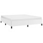 vidaXL Estructura de cama de cuero sintético blanco 160x200 cm vidaXL Estructura de cama de cuero sintético blanco 160x200 cm