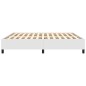 vidaXL Estructura de cama de cuero sintético blanco 160x200 cm vidaXL Estructura de cama de cuero sintético blanco 160x200 cm