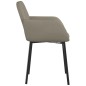 vidaXL Sillas de comedor 2 unidades terciopelo gris claro vidaXL Sillas de comedor 2 unidades terciopelo gris claro