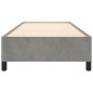 vidaXL Estructura de cama de terciopelo gris claro 90x200 cm vidaXL Estructura de cama de terciopelo gris claro 90x200 cm