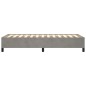 vidaXL Estructura de cama de terciopelo gris claro 90x200 cm vidaXL Estructura de cama de terciopelo gris claro 90x200 cm