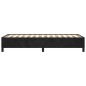 vidaXL Estructura de cama de terciopelo negra 90x200 cm