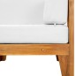vidaXL Muebles de jardín 2 piezas con cojines madera maciza de acacia vidaXL Muebles de jardín 2 piezas con cojines madera maciza de acacia