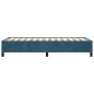 vidaXL Estructura de cama de terciopelo azul 90x190 cm vidaXL Estructura de cama de terciopelo azul 90x190 cm