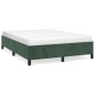 vidaXL Estructura de cama de terciopelo verde 140x190 cm vidaXL Estructura de cama de terciopelo verde 140x190 cm