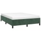vidaXL Estructura de cama de terciopelo verde 140x190 cm vidaXL Estructura de cama de terciopelo verde 140x190 cm