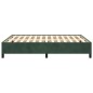 vidaXL Estructura de cama de terciopelo verde 140x190 cm vidaXL Estructura de cama de terciopelo verde 140x190 cm