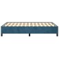 vidaXL Estructura de cama de terciopelo azul 120x200 cm vidaXL Estructura de cama de terciopelo azul 120x200 cm