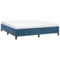 vidaXL Estructura de cama de terciopelo azul 180x200 cm vidaXL Estructura de cama de terciopelo azul 180x200 cm