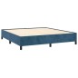 vidaXL Estructura de cama de terciopelo azul 180x200 cm vidaXL Estructura de cama de terciopelo azul 180x200 cm