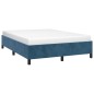 vidaXL Estructura de cama de terciopelo azul 140x200 cm vidaXL Estructura de cama de terciopelo azul 140x200 cm