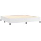 vidaXL Estructura de cama de cuero sintético blanco 200x200 cm vidaXL Estructura de cama de cuero sintético blanco 200x200 cm