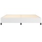 vidaXL Estructura de cama de cuero sintético blanco 200x200 cm vidaXL Estructura de cama de cuero sintético blanco 200x200 cm
