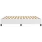 vidaXL Estructura de cama de cuero sintético blanco 200x200 cm vidaXL Estructura de cama de cuero sintético blanco 200x200 cm