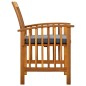 vidaXL Sillas de comedor jardín 3 uds con cojines madera maciza acacia vidaXL Sillas de comedor jardín 3 uds con cojines madera maciza acacia