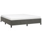 vidaXL Estructura de cama de terciopelo gris oscuro 180x200 cm vidaXL Estructura de cama de terciopelo gris oscuro 180x200 cm
