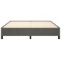 vidaXL Estructura de cama de terciopelo gris oscuro 180x200 cm vidaXL Estructura de cama de terciopelo gris oscuro 180x200 cm