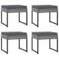 vidaXL Set de comedor para jardín 13 pzas cojines ratán sintético gris vidaXL Set de comedor para jardín 13 pzas cojines ratán sintético gris