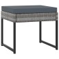 vidaXL Set de comedor para jardín 13 pzas cojines ratán sintético gris vidaXL Set de comedor para jardín 13 pzas cojines ratán sintético gris