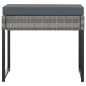 vidaXL Set de comedor para jardín 13 pzas cojines ratán sintético gris vidaXL Set de comedor para jardín 13 pzas cojines ratán sintético gris