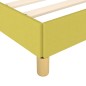 vidaXL Estructura de cama con cabecero de tela verde 200x200 cm vidaXL Estructura de cama con cabecero de tela verde 200x200 cm