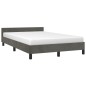 vidaXL Estructura cama con cabecero terciopelo gris oscuro 120x200 cm vidaXL Estructura cama con cabecero terciopelo gris oscuro 120x200 cm