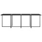 vidaXL Set de comedor para jardín 13 pzas cojines ratán sintético gris vidaXL Set de comedor para jardín 13 pzas cojines ratán sintético gris