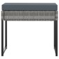 vidaXL Set de muebles jardín 9 pzas con cojines ratán sintético gris vidaXL Set de muebles jardín 9 pzas con cojines ratán sintético gris