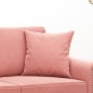 vidaXL Cojines decorativos 2 uds terciopelo rosa 40x40 cm vidaXL Cojines decorativos 2 uds terciopelo rosa 40x40 cm