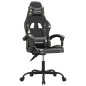 vidaXL Silla gaming giratoria cuero sintético negro y camuflaje vidaXL Silla gaming giratoria cuero sintético negro y camuflaje