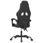 vidaXL Silla gaming giratoria cuero sintético negro y camuflaje vidaXL Silla gaming giratoria cuero sintético negro y camuflaje