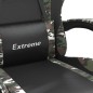 vidaXL Silla gaming giratoria cuero sintético negro y camuflaje vidaXL Silla gaming giratoria cuero sintético negro y camuflaje