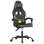vidaXL Silla gaming giratoria cuero sintético negro y camuflaje vidaXL Silla gaming giratoria cuero sintético negro y camuflaje