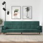 vidaXL Sofá cama con cojines terciopelo verde oscuro vidaXL Sofá cama con cojines terciopelo verde oscuro